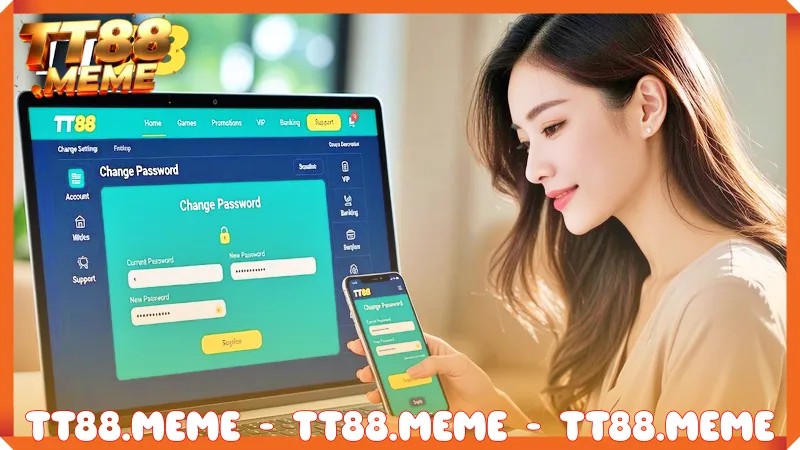 Cách đổi mật khẩu TT88