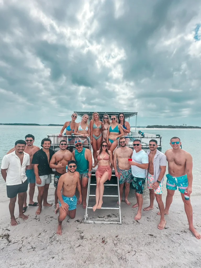 Boat day crew with Blind Pass Boat and Jet Ski Rentals
